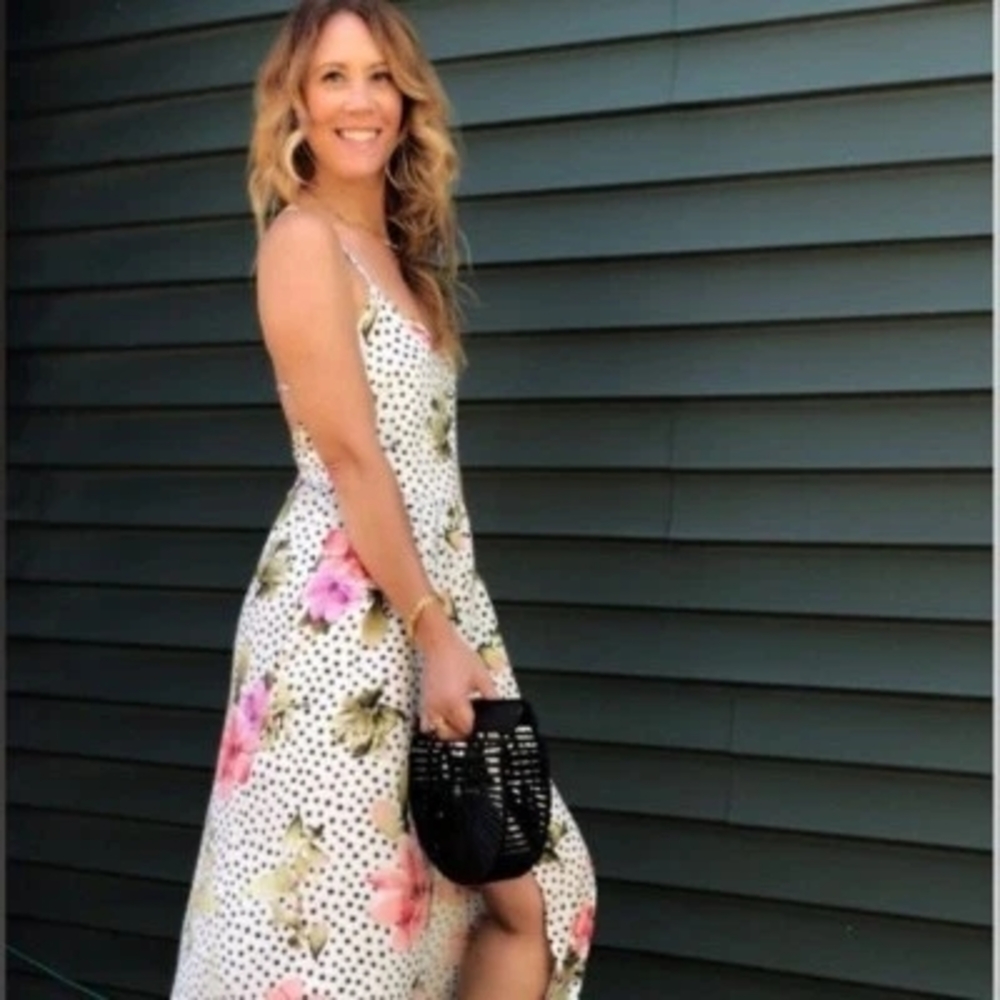 Polka Dot Floral Sundress
